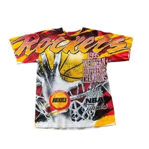 1995 Houston Rockets Vintage Championship AOP - Large